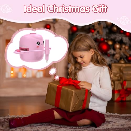 Drawing Robot for Kids, Voice Interactive Educational Drawing Robot, Montessori Painting Learning Toys with 150 Cards, Christmas Birthday Party Gift for 3 4 5 6 7 8 Years Old Girls Boys - color: Pink