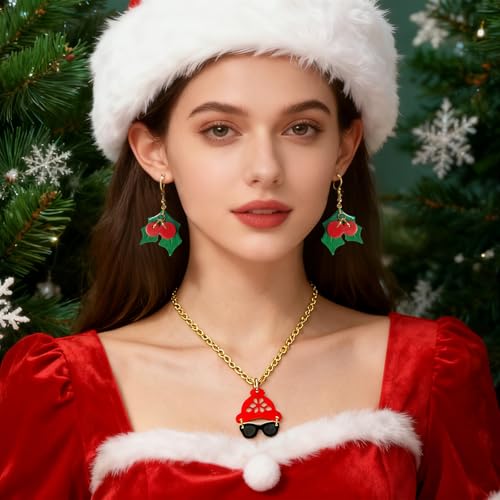 ZQYSING 68 Pcs Christmas Resin Earring Molds Kit, Various Shapes Christmas Silicone Mold with Hooks Rings for DIY Making Jewelry Earring Pendant Keychain - color: 68 Pcs Jewelry Making Kit