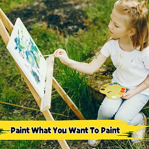 Inburit 12 Pack Canvas for Painting with 11x14, 9 x12, 8x10, 5x7 (3 of Each) Blank Primed Stretched Canvases for Oil, Acrylic & Others, Multi Size Set for Artist, Student and Beginners - size: 12PCS+(4sizex3)