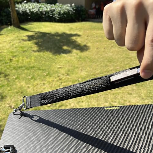 Ledge size A3 8K Super Hard&Portable Carbon Fiber Clipboard with Hook&Pen holder,Strong Low Profile Clip,Dry carbon clip board,Writing board (17.6*12.6*0.06inch+3*304 Stainless Steel Clips+2*Straps) - color: 304 Stainless Steel Clip, size: 17.6*12.6*0.06i