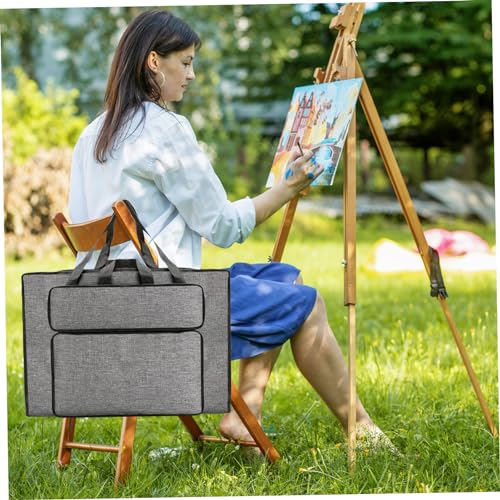 Art Portfolio Bag, 14x20inch Large Capacity Art Portfolio Case with Handles, Waterproof Portfolio Bag Organizer, Artist Carrying Bag for Artwork Sketch Drawing Canvas Photography Poster