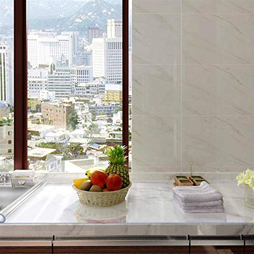 NECRAUX Custom Clear Table Cover, Mat for Desks, 1.5mm Thick Plastic Table Pad, 12 x 36 Inch - color: Clear 1.5mm, size: 12" x 36"