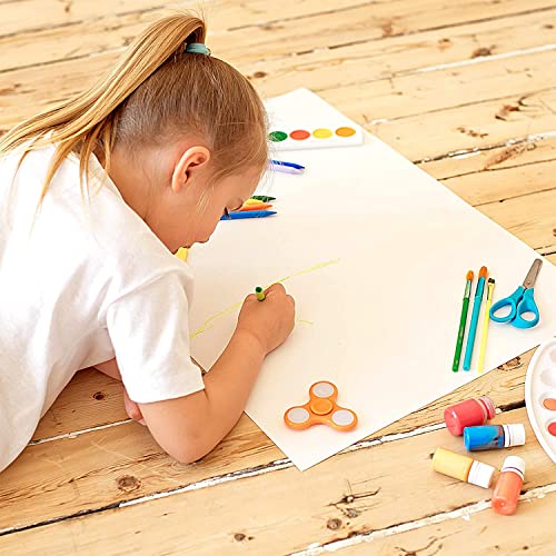 Joyooss Easel Paper Roll, Drawing Art Paper Roll Wide 18" x 984" Long (82 Feet) Painting Roll of Paper Kid Art and Craft Coloring White Paper for Kids Wrapping Doodle Gift 2 Packs - size: 18 Inch 2 Rolls