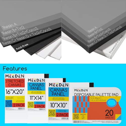 MEEDEN 141PCS Art Supplies with French Easel, All-in-one Painting Set for Artists Beginners - size: 149pcs