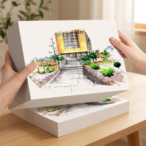 SiaBiced Marker Paper for Markers & Art, 300gsm Bleed Resistant A4 Art Paper, A4 Marker Paper - 300g - 30 Sheets - style: A4 Marker Paper - 300g - 30 Sheets