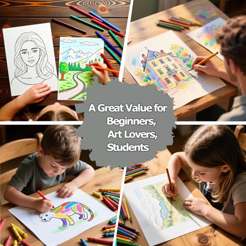 9" x 12" Sketch Book, Spiral Bound Sketch Pad, 4 Pack 50 Sheets 68lb/100gsm Acid-Free Drawing Paper, Art Sketchbook, Drawing Pad for Kids Artists Beginners Professional(Green) - color: Green, size: 4 Pack