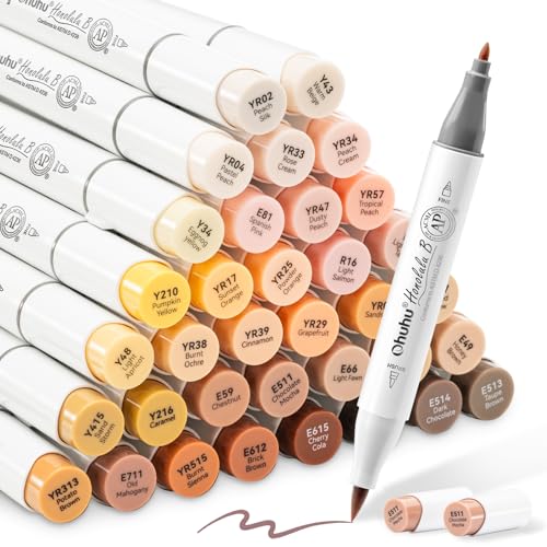 Ohuhu Markers +Bleedproof Marker Pad 8.3"x8.3"