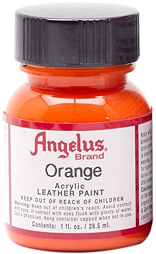 Angelus Acrylic Leather Paint 1oz Orange