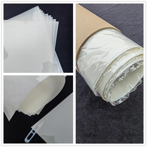 Translucent Blank Mylar Stencil Sheet for Cutting,8 Pack 12" x 24" 10mil/0.25mm Thick .Cutting Machines. Gift, Acetate Template Material,Craft Plastic Sheets