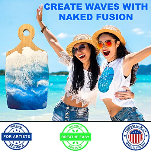 Epoxy Resin Art Resin Crystal Clear Formula- The Artist's Resin for Coating, Casting, Resin Art, Geodes, Tabletop, Bar Top, Live Edge Tables, River Tables- Non-Toxic -1 Gallon Kit - color: The Artist's Resin New Formula 1 GALLON