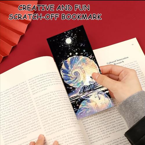 Animal Scratch Off Bookmarks - 24 Pack Rainbow Magic Reveal Bookmark Set for Readers. 6 x 2.7inch DIY Art Craft Kit, Unique Gifts, Book Lovers, Fun Party Favor, Calming Activity - style: Animal Bookmark I