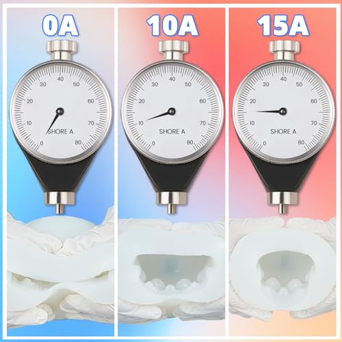 0A Silicone Mold Making Kit 66oz, Platinum Cure 4H Cure | Translucent Non-Toxic Liquid Mold Silicone Rubber, Super Elastic for 3D, resin, and silicone molds 1:1 Mixing Ratio - size: 66 OZ