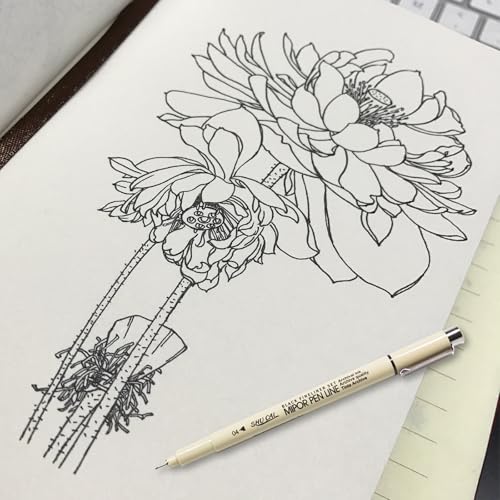 Micron Pen Set,Fineliner Pens Fine Liner Pen,Micro Pens for Drawing Sketching Journaling Writing(7 PCS)