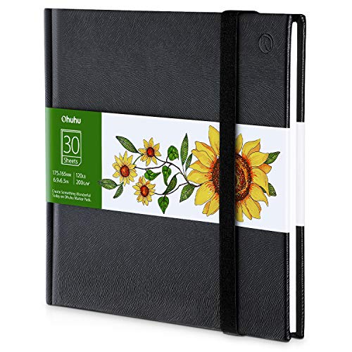 Ohuhu Marker Sketchbook + Double Sided Bleedproof Marker Sketchbook