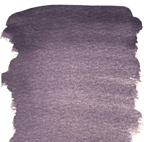 L'oeil (Genuine Minerals) Professional Artist Grade Extra Fine Handmade Watercolor 15ml Paint Tube, 0.5 Fl Oz, Natural Granulation, Rich Colour Luminosity, Lightfast Non-fading, Archival Quality (Purpurite) - color: Purpurite