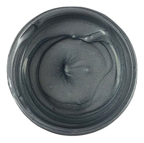 Pearlescent Textile Paint 8 oz. (Dark Silver) - color: Dark Silver