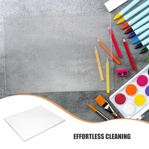 BESTonZON Reusable Gel Printing Plates, 2pcs A4 A5 Gel Press Monoprinting Boards for Art Printing, DIY Craft Supplies for ’s Drawing and Printmaking
