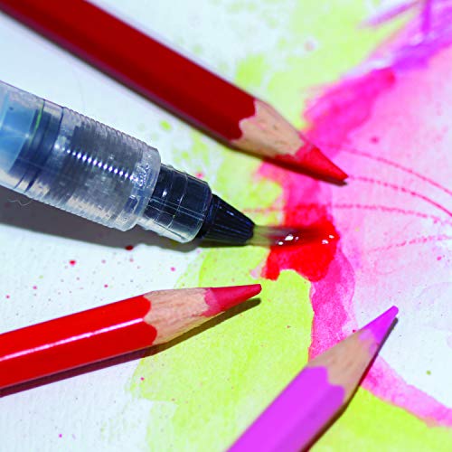 Pentel Arts Aquash Fine Point Water Brush, Medium (FRHMBP) - style: Medium
