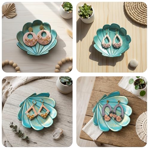 GOTO CLAY TOOLS Clay Trinket Dish Cutter for Polymer Clay, Shell Trinket Dish Cutter, 4 inch Length, Embossed Polymer Clay Cutters, Sharp Edge TR-Shell - color: SHELL