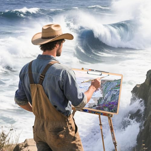 tutata 11x17 Clipboard, Wooden Drawing Board, Sketching Board with Pen Holder, Horizontal Lap Board for Drawing, Sketching, and Art Supplies, 4 Pack