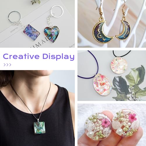 HeyClear UV Resin Molds Jewelry Making Kit with Light -300g Super Clear, Hard, Low Odor, Premixed and Fast Curing for Keychains, Earrings, DIY Craft Decorations - size: 300g