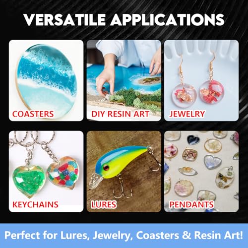 Eupheng Fishing Lure UV Coating Resin, Fast Cure, High Gloss Finish Ideal for Resin Art Projects - size: 3.5oz (100ml)