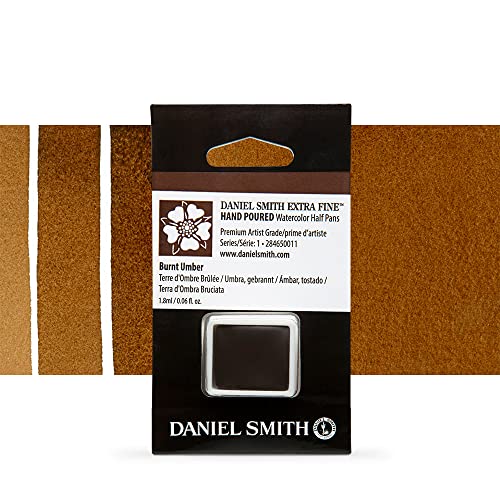 Daniel Smith Extra Fine Watercolor Half Pan - Burnt Umber - color: Burnt Umber