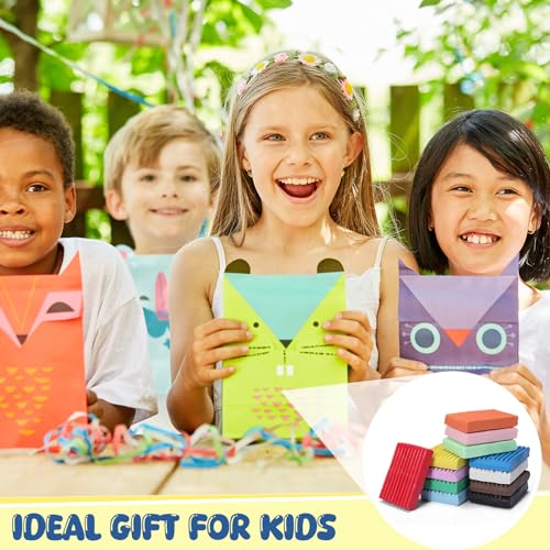 Syhood 144 Pieces Non Drying Modeling Clay 12.7lbs Modeling Clay for Kids 1.41 Ounce Each for Boys Girls Classroom Arts and Crafts Projects Play, 8 Colors