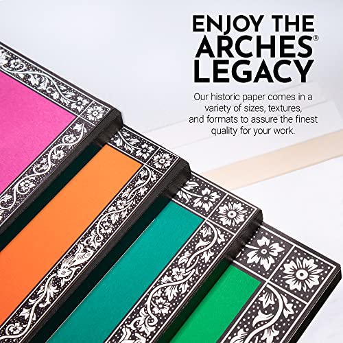 Arches Watercolor Paper Block, Rough, 5.9" x 11.8", 140 pound - size: 5.9"x11.8", style: Rough