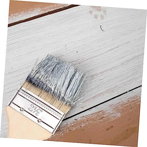 Gadpiparty 5pcs Bristle Oil Brush Set Paint Brush for Oil Painting Thickened Bristle Art Supplies Paint for Walls Stencil