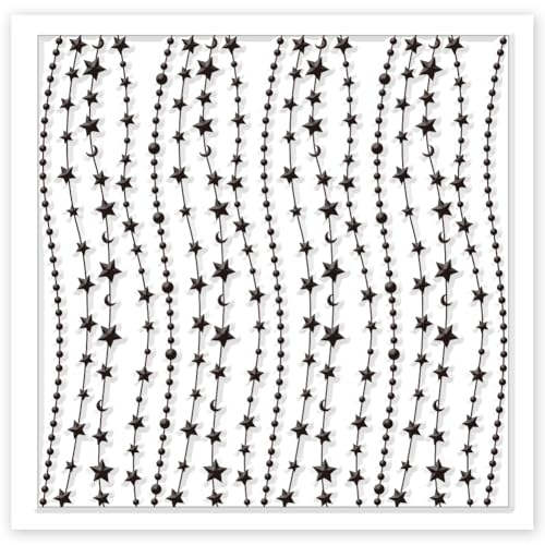 CHGCRAFT Stars Moon Polymer Clay Texture Sheets Silicone Texture Stamp Clay Texture Mat Modeling Pattern Pad Texture Sheets for Polymer Clay Jewelry and Clay Earrings Tools - style: Stars
