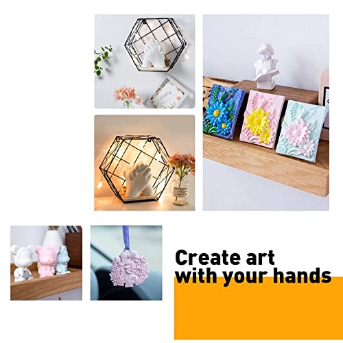 Falling in Art 5 LB Plaster of Paris, Hand Mold Casting Kit Powder, Gypsum Cement, Pottery & Ceramic Plaster Powder for Crafts, Sculpture, Diorama and Home Decor - size: 80 Ounce (Pack of 1)