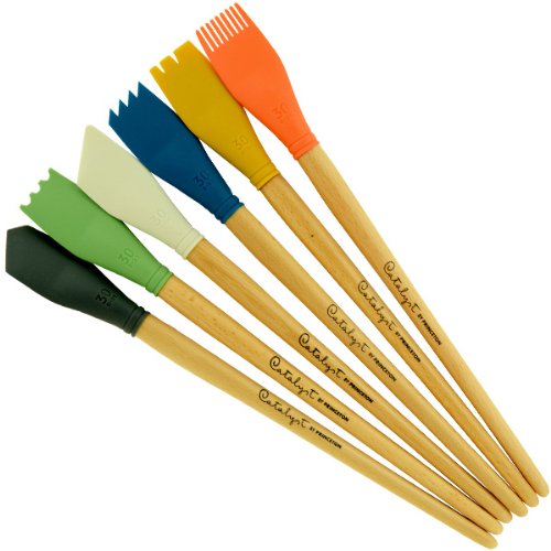 Hyatt's Princeton Artist Brush, Catalyst Blade Size 30, 6 Piece Set - size: Size 30 Blade, Set of 6