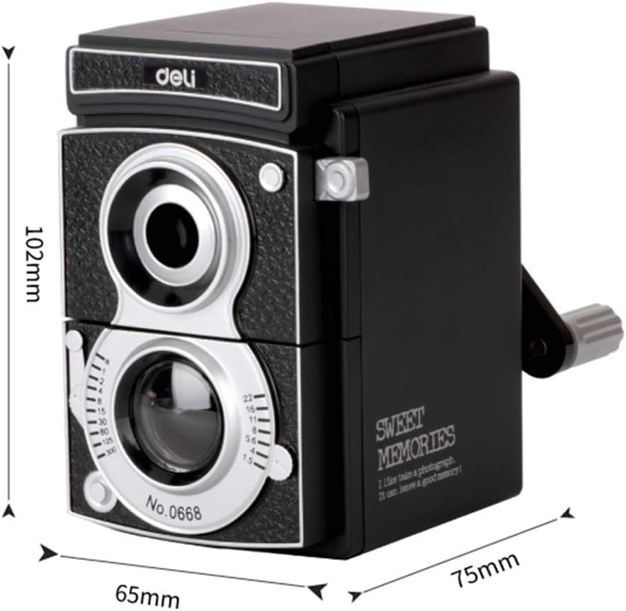 Manual Pencil Sharpener, School Pencil Sharpener, Helical Steel Blade, Not Easy to Break, for School/Home/Office/Woodworking/Engineering Drawing/Art Drawing Sketching