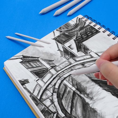 9pcs Blending Tools for Charcoal Sketch Drawing with Sharpener