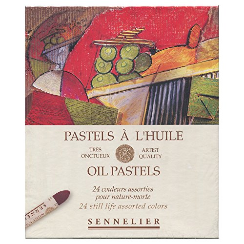 SENNELIER Oil French Pastel for Professional Artists, Still Life Set of 24 - color: Multi, size: 1 Count (Pack of 1)