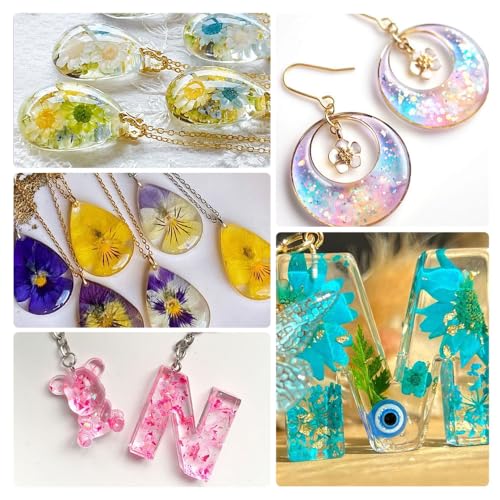SolaraGlaze UV Resin with Light 240g Upgraded Hard Type Crystal Clear UV Resin Kit Ultraviolet Epoxy Resin Hard, Starter Kit for Craft Jewelry Making