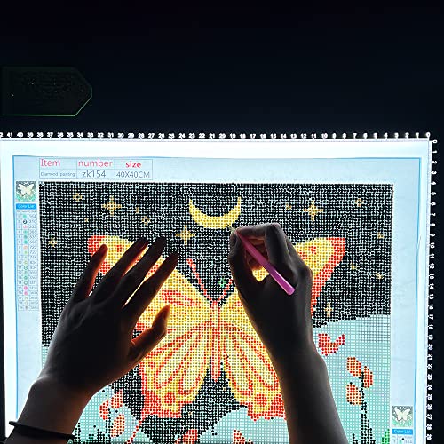 HSK B4/A3s LED Artist tracing Light Box Copy Table, Adjustable High Brightness Light Pad for Tatto Drawing, Sketching, Animation,Diamond Painting Accessories - size: 03 - B4