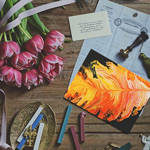 PHOENIX Black Canvas Boards for Painting - 6x8 Inch, 6 Pack - Small Square Canvases Gesso Primed Cotton Acid Free, Blank Flat Canvas Panel for Acrylic, Oil, Tempera, Metallic, Neon Paints & Crafts