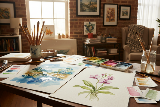 Cold Press vs. Hot Press Watercolor Paper: Which One Will Improve Your Paintings?