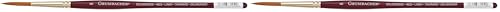 Grumbacher Goldenedge Golden Toray Liner Watercolor Brush, Synthetic Bristles, Size 6 (4623.6) (Pack of 2) - size: 1 Count (Pack of 2)