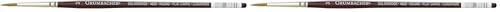 Grumbacher Goldenedge Golden Toray Round Watercolor Brush, Synthetic Bristles, Size 3 (4620.3) (Pack of 2) - size: 3 (Pack of 2)