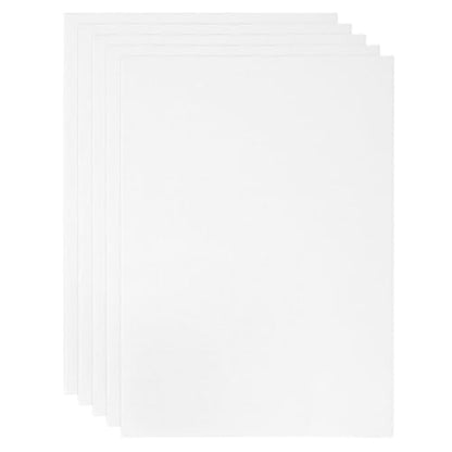 PATIKIL 5x7 Canvas Boards for Painting, 6 Pack 100% Cotton Square Triple Primed Stretched Blank Art Canvas Panel Bulk Thin for Acrylic, Oil, Tempera Paints, White - size: 5x7inch