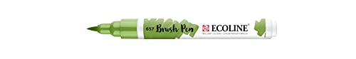 Ecoline Brush Pen Bronze green 657 (11506570) - color: Bronze Green