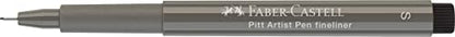 Faber-Castell Art & Graphic Pitt Artist Pen Fineliner India Ink Pen, Warm Grey Iv, Single Pitt Pen, For Art, Craft, Drawing, Sketching, Home, School, University, Colouring