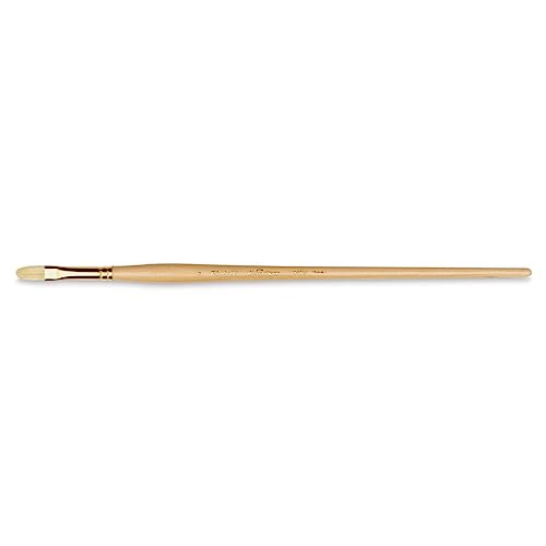 Raphael D'Artigny 3592 Interlocked White Bristle Brush, Filbert, 6 - size: 6
