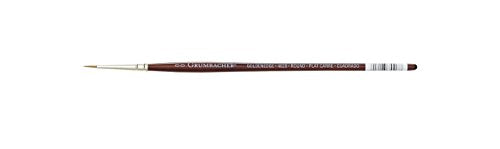 Grumbacher Goldenedge Golden Toray Round Watercolor Brush, Synthetic Bristles, Size ZZ (4620.ZZ) - size: ZZ