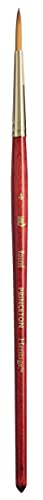Princeton Heritage, Series 4050, Synthetic Sable Paint Brush for Watercolor, Round, 4 - size: Size 4