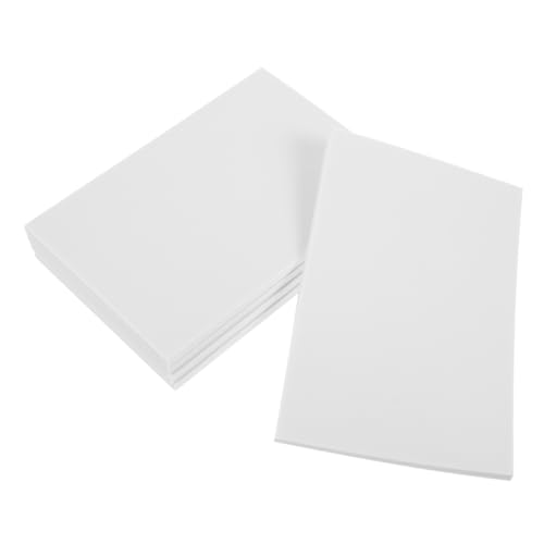 SEWOART 5pcs DIY Carving Tool Handmade Carving Rubber Blocks Soft Stamp Material for Speedball - color: White