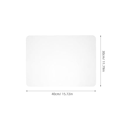 VICASKY 2pcs Silicone Table Mats Non-Stick and Heat Resistant Scratch Protection, Waterproof Dining Table Covers for Kitchen, Crafting, Work, and DIY Use, Suitable